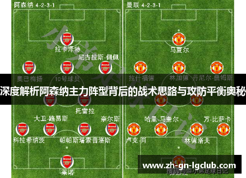 深度解析阿森纳主力阵型背后的战术思路与攻防平衡奥秘