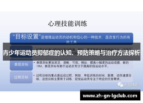 青少年运动员抑郁症的认知、预防策略与治疗方法探析